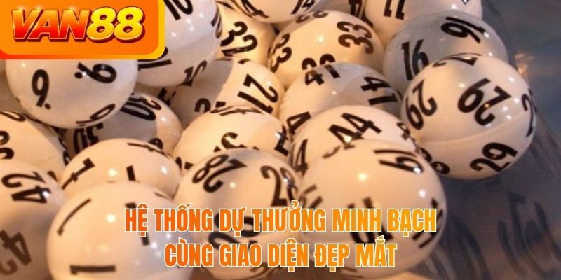 Hệ thống dự thưởng minh bạch cùng giao diện đẹp mắt